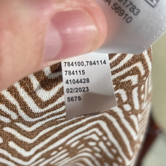 NWT Maurices Smocked Mock Neck Mini Dress Animal Print Size 2X - Picture 11 of 11